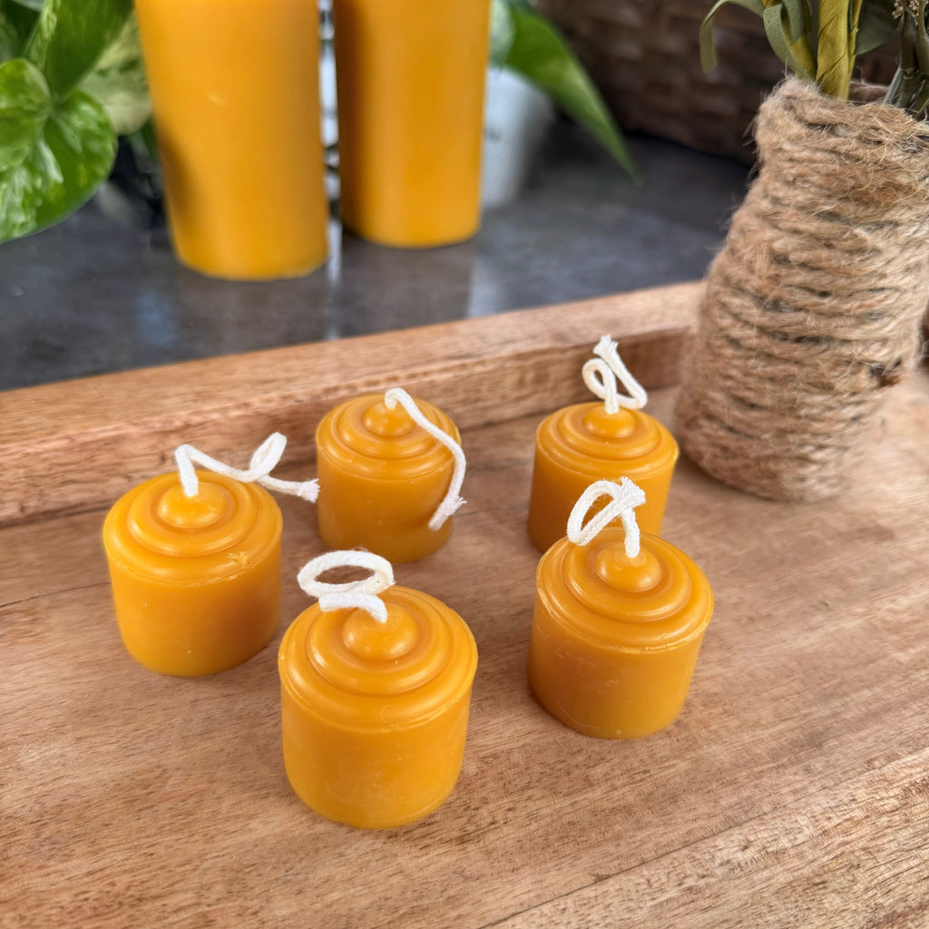 Small Beeswax Votive