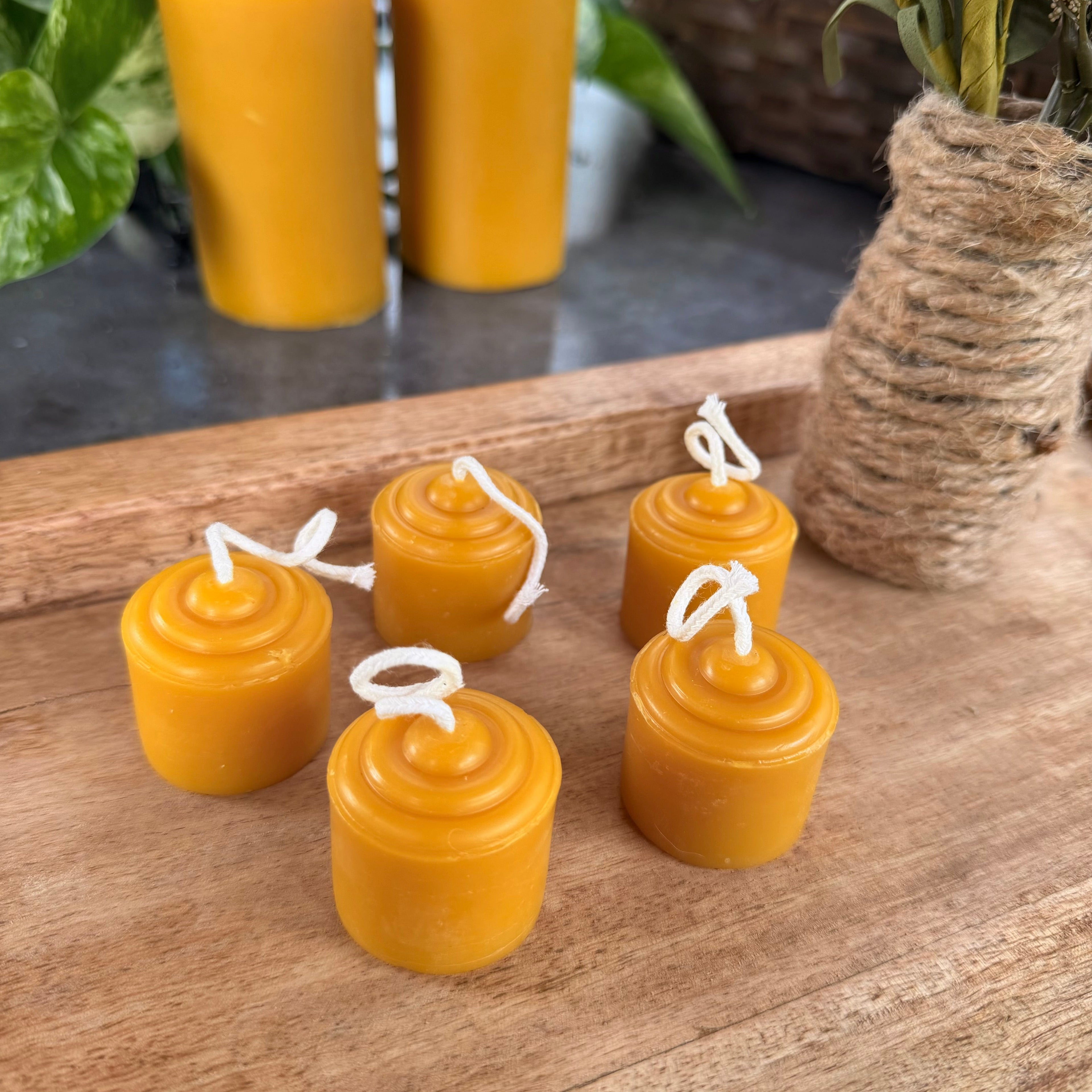 Small Beeswax Votive