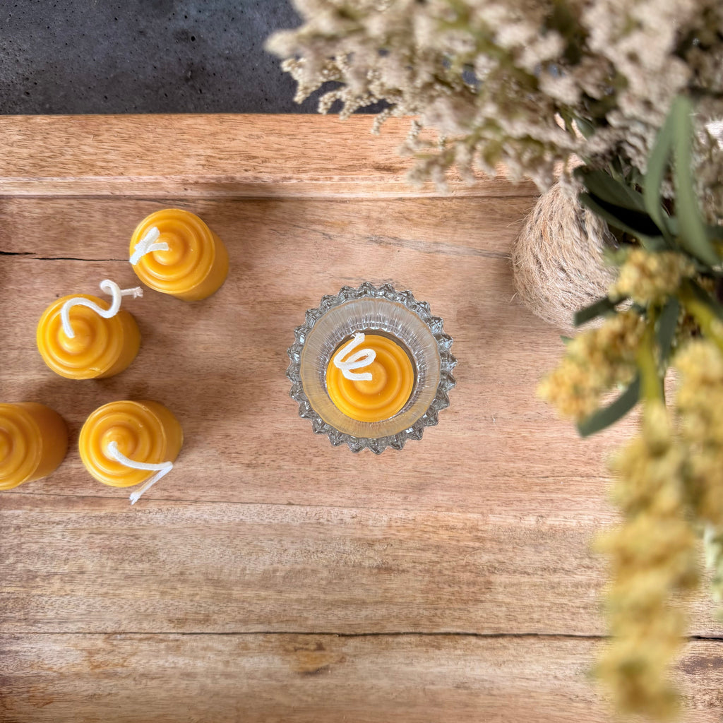 Small Beeswax Votive