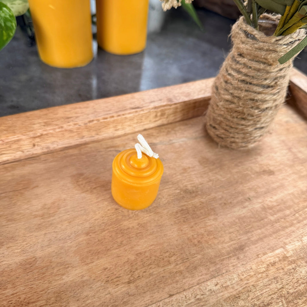Small Beeswax Votive