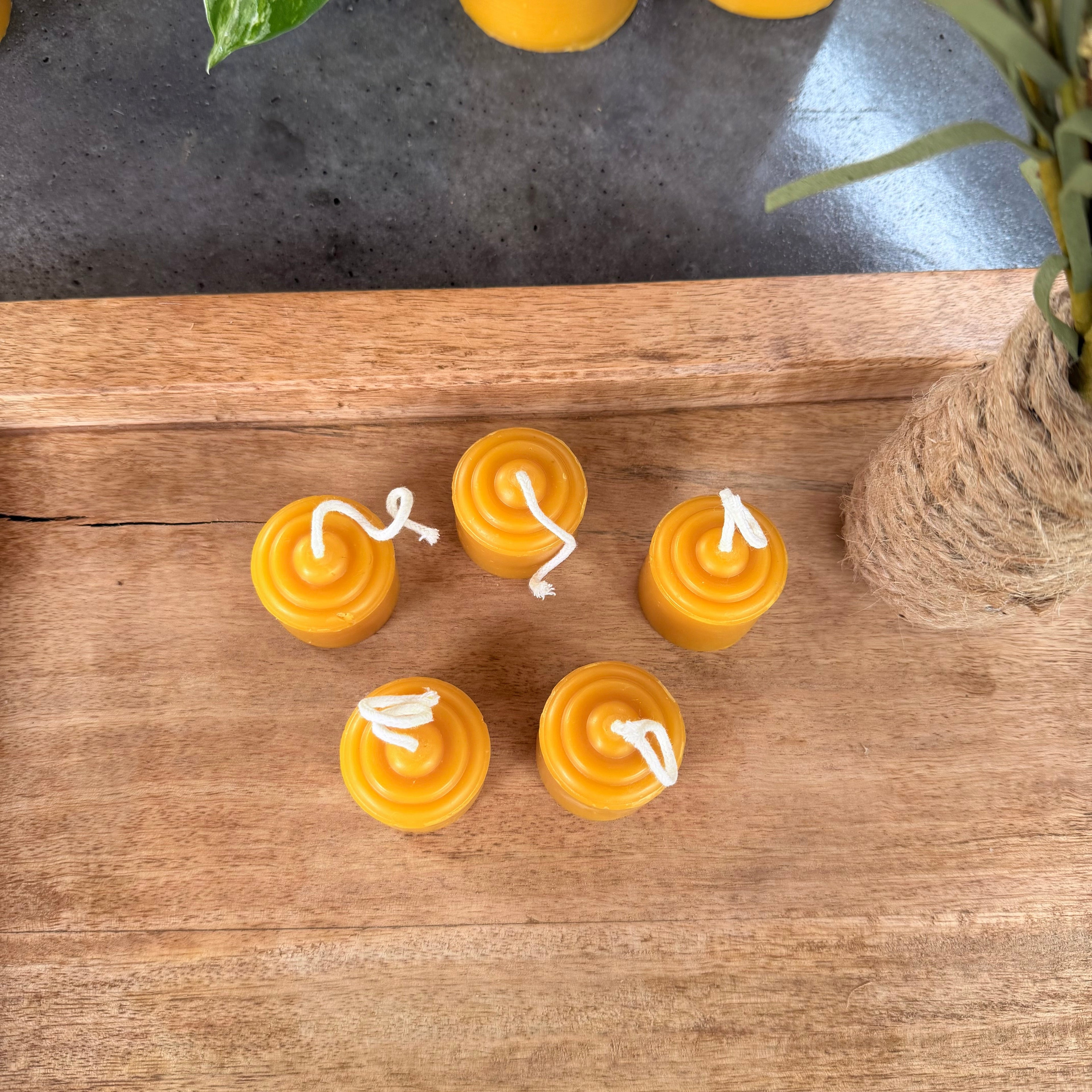 Small Beeswax Votive